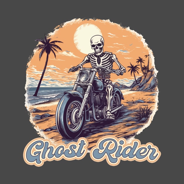 Skull Biker by MerlinArt