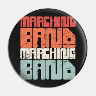 Retro Vintage 70s MARCHING BAND Pin