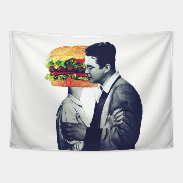 Burger lover Tapestry by reesea