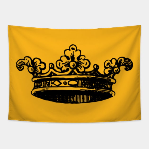 The Crown Vintage Art Tapestry by penandinkdesign@hotmail.com