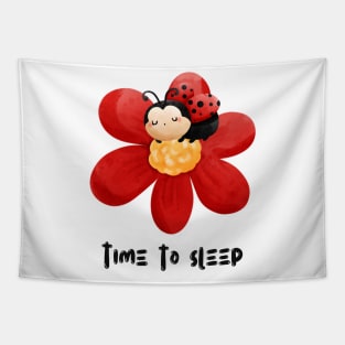 Ladybug | Time To Sleep Design Tapestry