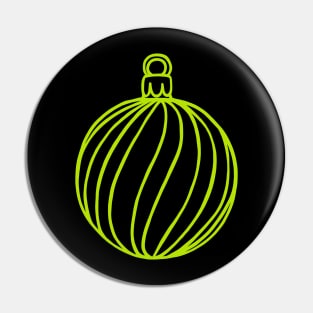 Simply Christmas Collection - Bauble - Alternative Xmas Colours Pin