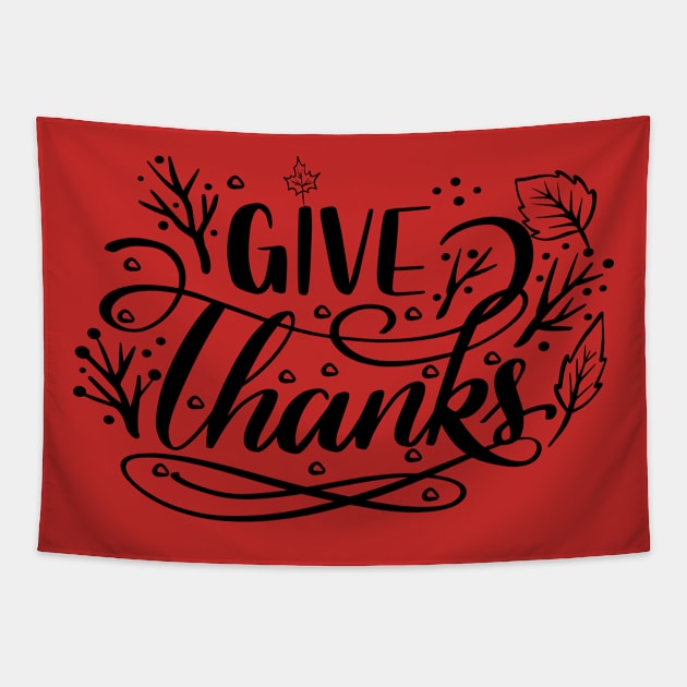 Give Thanks Tapestry by care store