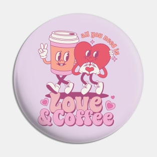 All You Need Is Love And Coffee Couples Love Coffee Couple Matching Happy Valentines Day Pin