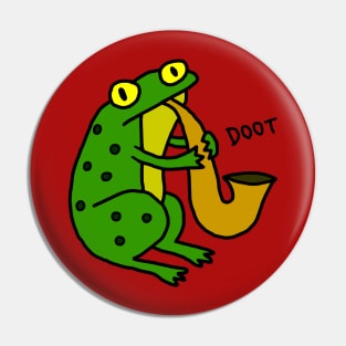 Jazz Frog (color) Pin