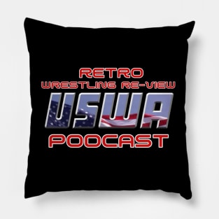 Retro Wrestling Re-View USWA Podcast Pillow
