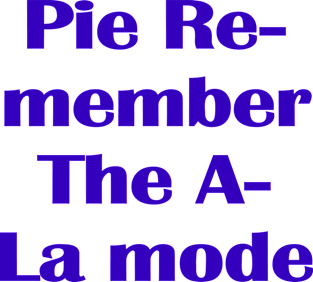 Pie Remember the A la Mode Magnet