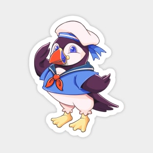 Puffin Sailor Magnet