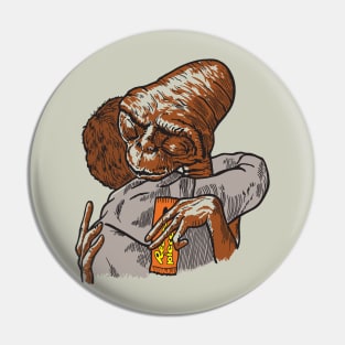 Retro E.T. Design Pin