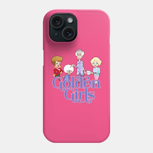 Cuties Golden Girls Vintage Phone Case by Polos