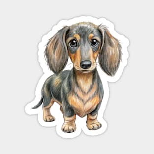 Adorable Dachshund Dog Breed Magnet