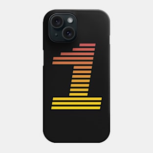 1 - Number One - Retro Phone Case