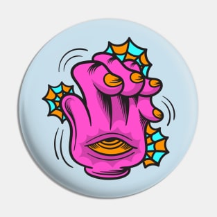 Bored High Five Pin