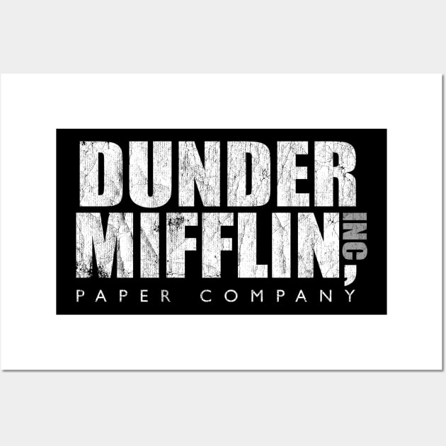 The Office - Dunder Mifflin Paper Company Logo - Black Poster for