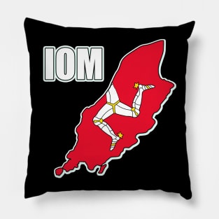 Isle of Man Manx Flag 3 Legs Pillow