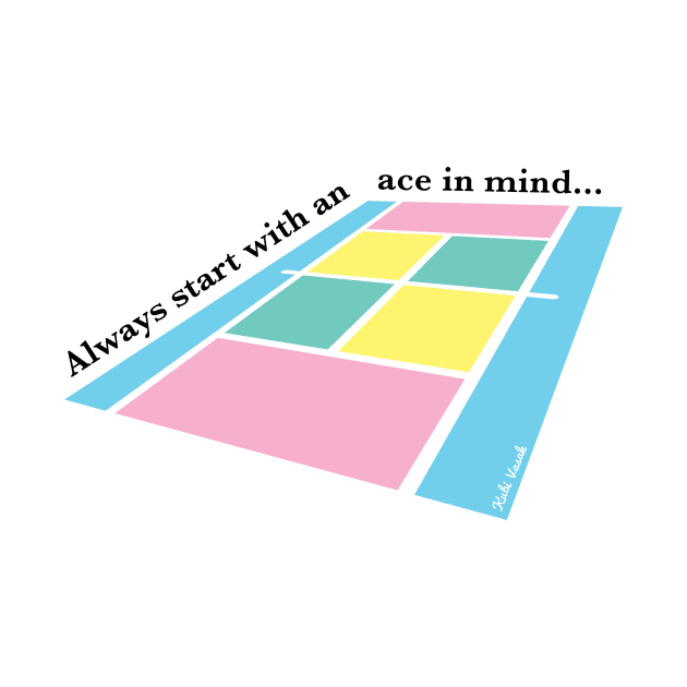 Always start with an ace in mind... (Pastel) by kubism