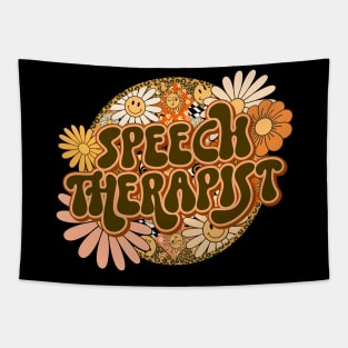 Speech Therapist Vintage Retro SLP Tapestry