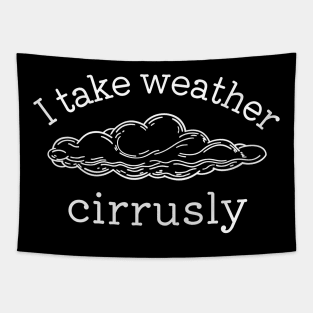 Funny Meteorology, Clouds Design, Weather Forecast Tapestry