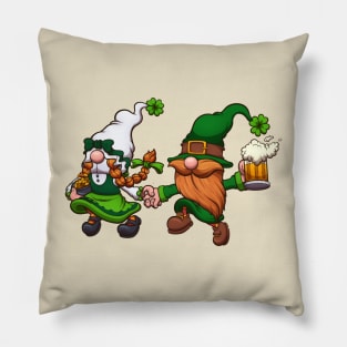 Hopping St Patrick’s Day Gnomes Pillow