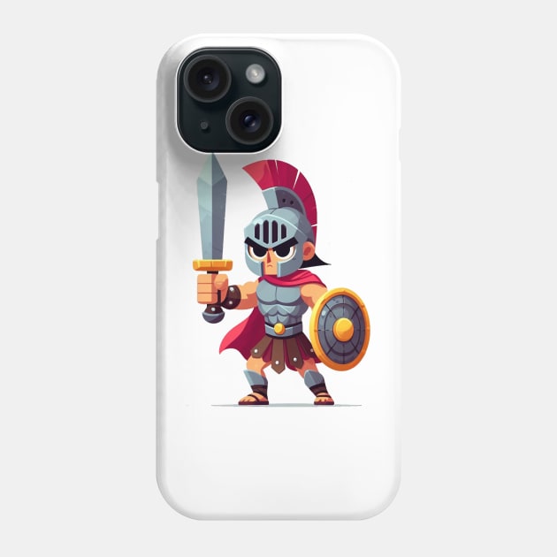 Gladiator Illustration Phone Case by Dmytro