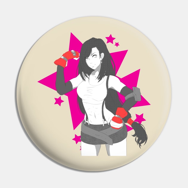 Tifa Lockhart Pin by Ciitrus