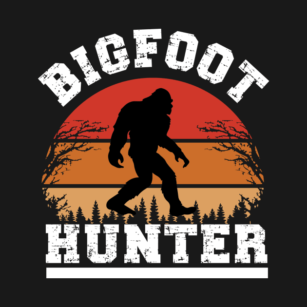 Bigfoot Hunter, Funny Sci-Fi Sasquatch Sassy Cryptid Hunting by ThatVibe