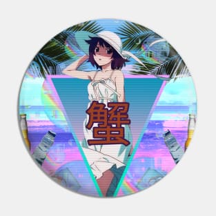 Hitagi Vaporwave Pin