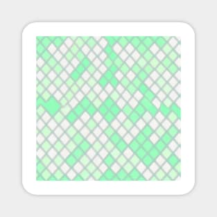 GREEN DIAMOND DESIGN, DIAMOND PATTERN Magnet