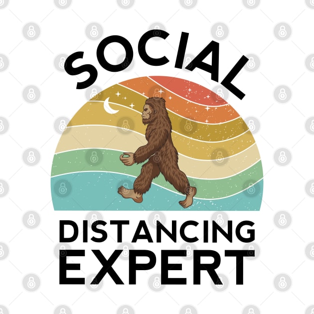 Social Distancing Expert Champion Self Quarantine Trophy Toilet Paper Funny Virus Big Foot Sasquatch by Shirtsurf