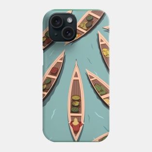 Floating market Phone Case