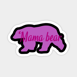 woman's mama bear Magnet
