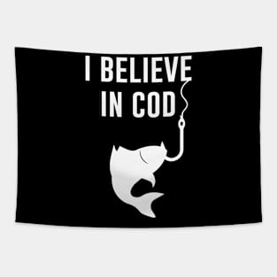 I Believe In Cod Tapestry