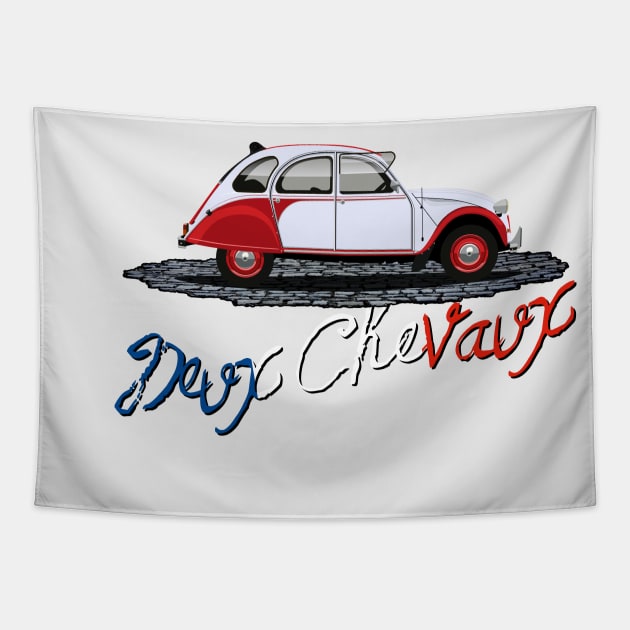 2CV Tapestry by AutomotiveArt