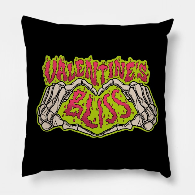 Valentine's Bliss Pillow by HzM Studio