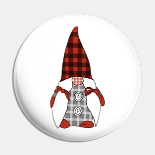 Female Christmas Gnome Pin