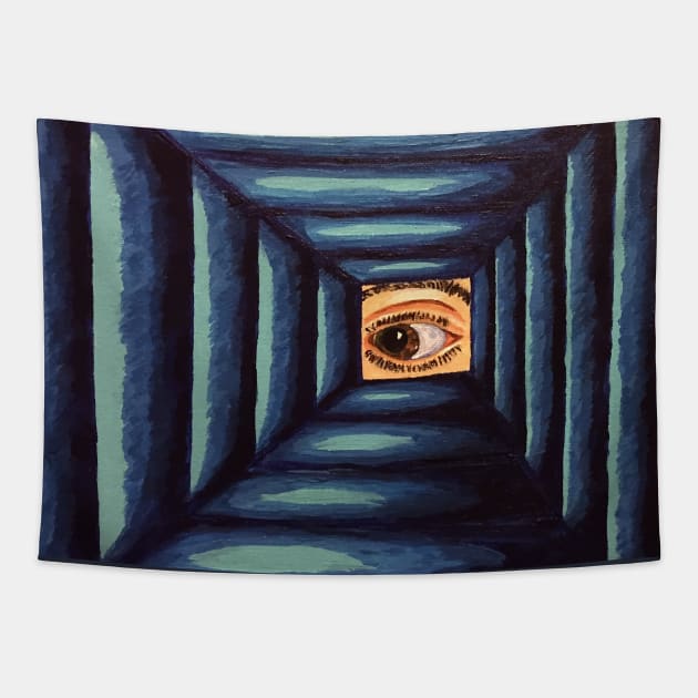 Eye Squared Tapestry by JKP2 Art