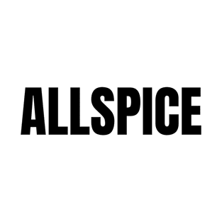 Allspice Word - Simple Bold Text T-Shirt