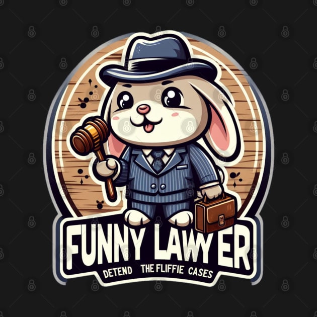 funny lawyer rabbit by AOAOCreation