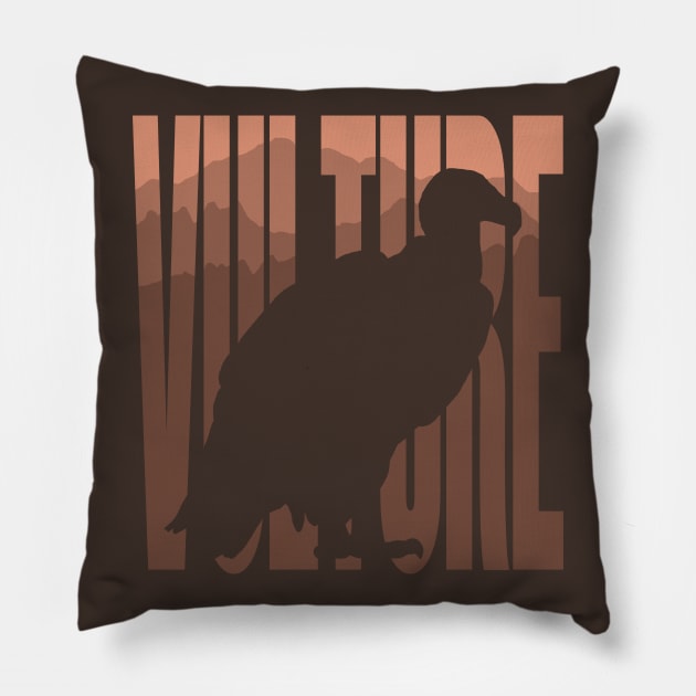 Vulture Pillow by GeoCreate