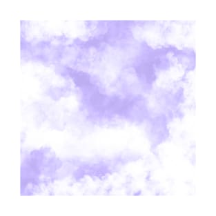 Purple Pastel Clouds T-Shirt