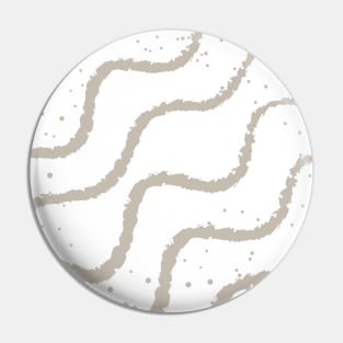 Sand Waves Beach Pattern Pin