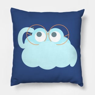 "What even is this weather?" mood cloud Pillow