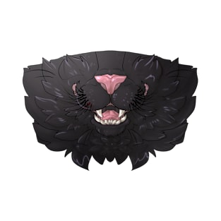 Black Cat (with Pink Nose) Mask T-Shirt