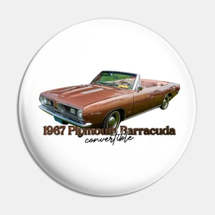 1967 Plymouth Barracuda Convertible Pin