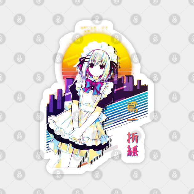 Date A Live Origami Tobiichi Magnet by 80sRetro