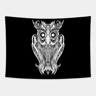 White owl design Tapestry
