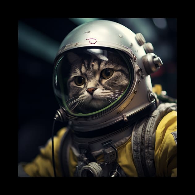 Astronaut Cat in Space - Brazilian Shorthair by Merchgard