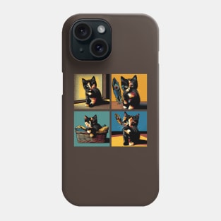 Tortoiseshell Pop Art - Cute Kitties Phone Case