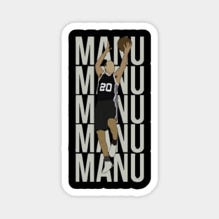 Manu Ginobili - San Antonio Spurs Magnet