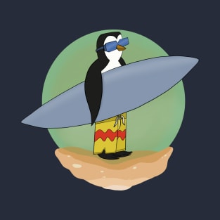 A surfer penguin T-Shirt